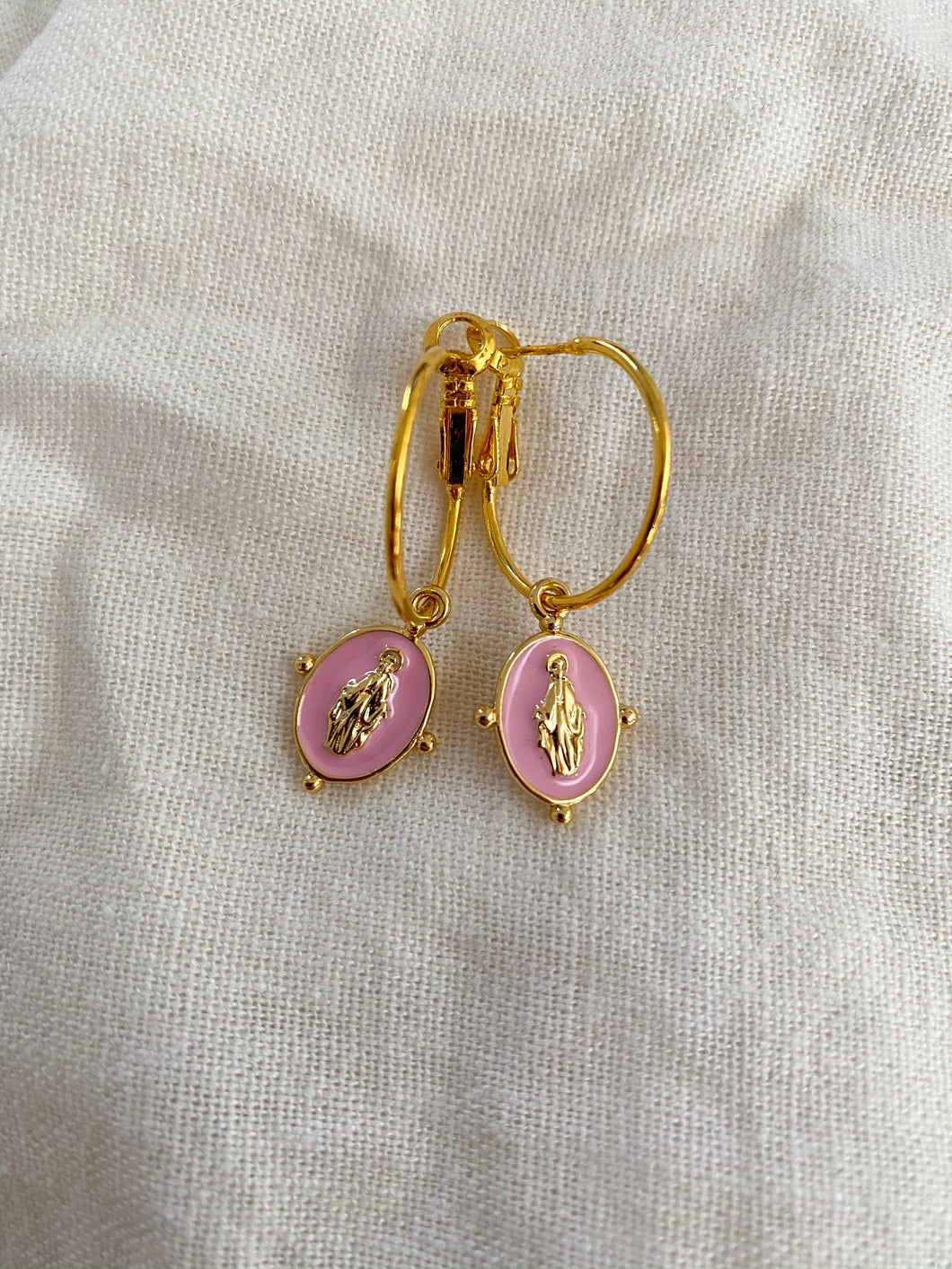 PANAGIA Earrings (Pink)